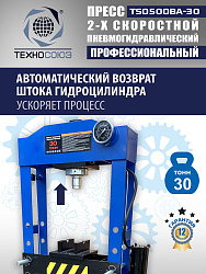 Пресс гидравлический 30 тонн, TS0500BA-30