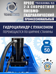 Пресс гидравлический 50 тонн, TS0500BA-50